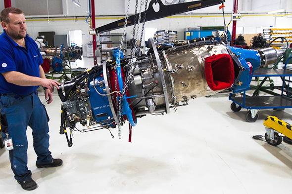 Výroba turbovrtulového motoru